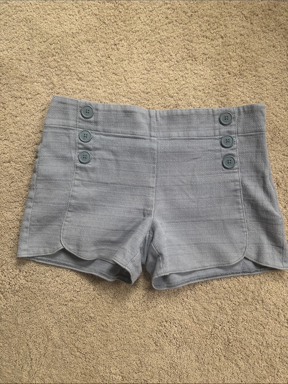 LOFT blue riviera shorts